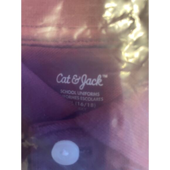 Cat & Jack Kids School Uniform Bundle Size XXL (16/18) 2 Gray & 1 Burgundy Polos - Picture 3 of 3
